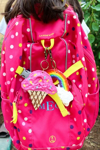 DIY Backpack Charms are such a fun project for kids to make! Get the full project tutorial in this post.